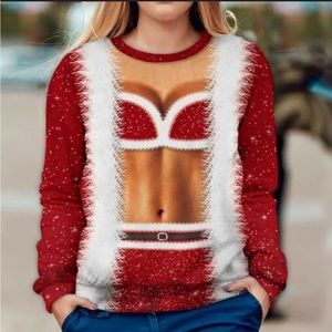 Sexy Santa Christmas sweater